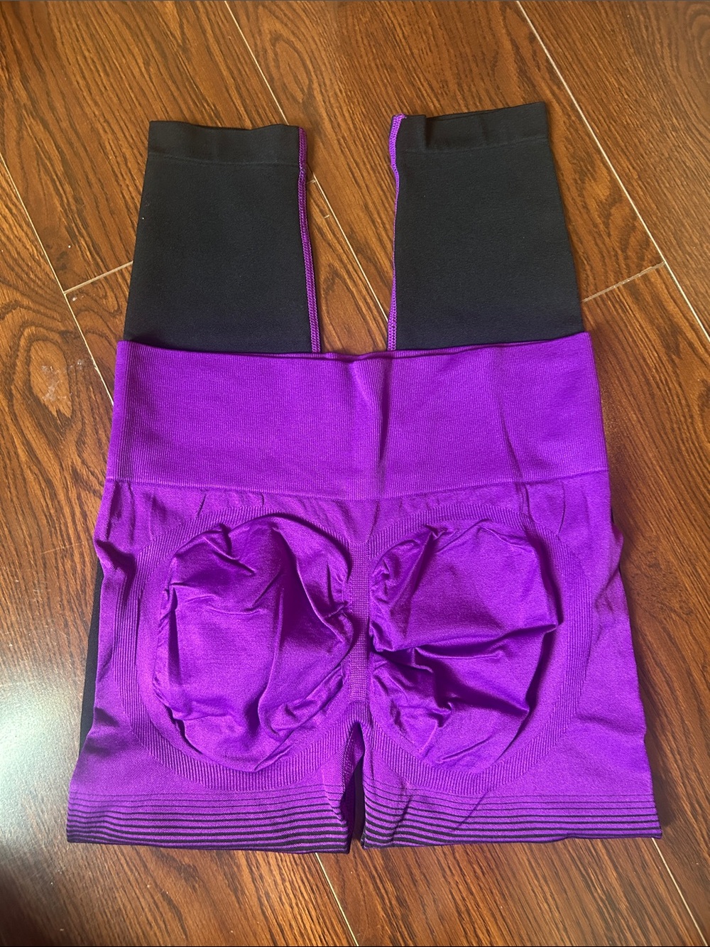 Purple Girls' High-Waist Shaping Shorts